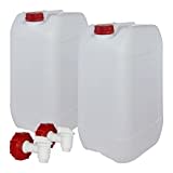 Varile Depósito de Agua Potable 400L Azul | Sin BPA | Rosca de latón de  3/4 integrada | Apto para Uso alimentario